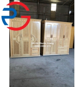 TỦ ÁO GỖ PHỦ VÂN SỒI