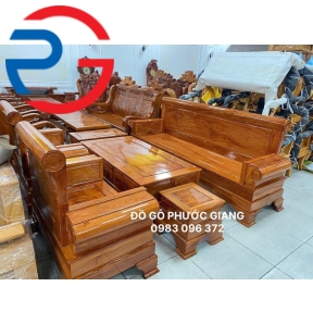 SALON GỖ HƯƠNG ĐÁ MẪU PHÁO  