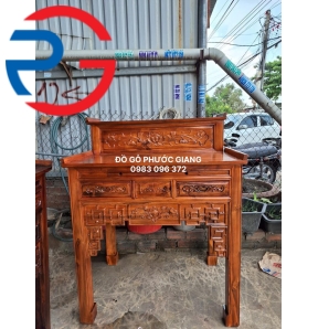 BÀN THỜ 1M07 TRÀM BÔNG VÀNG