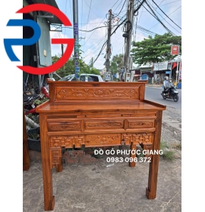 BÀN THỜ 2 TẦNG CHÂN VUÔNG 1M54  