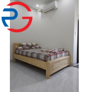 GIƯỜNG NGỦ GỖ SỒI 1M6X2M 