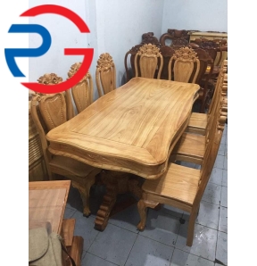 BỘ BÀN GÕ ĐỎ 8 GHẾ