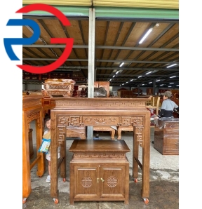 BỘ BÀN CÚNG SỒI MÀU ÓC CHÓ 1M27