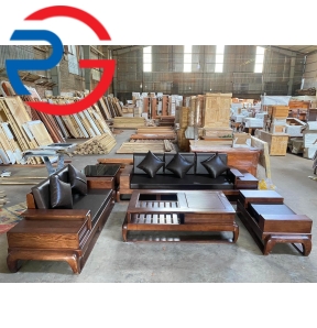 SOFA GÓC GỖ SỒI NGA 2 VĂNG