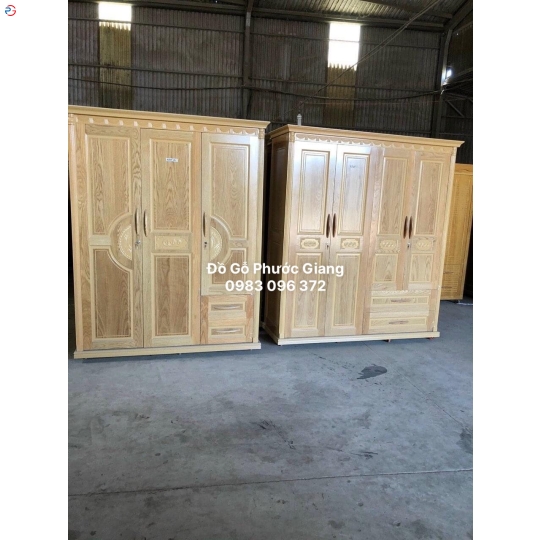 TỦ ÁO GỖ PHỦ VÂN SỒI