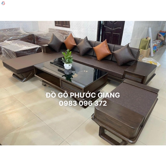 SOFA GÓC MẪU THUYỀN LAU MÀU