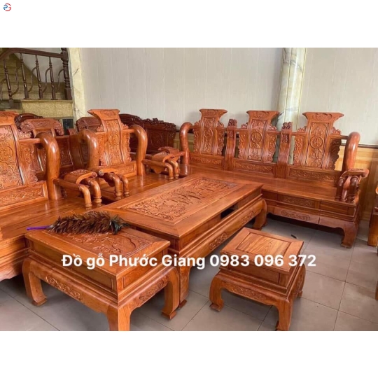 BỘ BÀN GHẾ GỖ 04