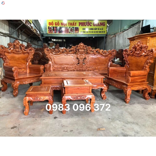 BỘ BÀN GHẾ GỖ 05