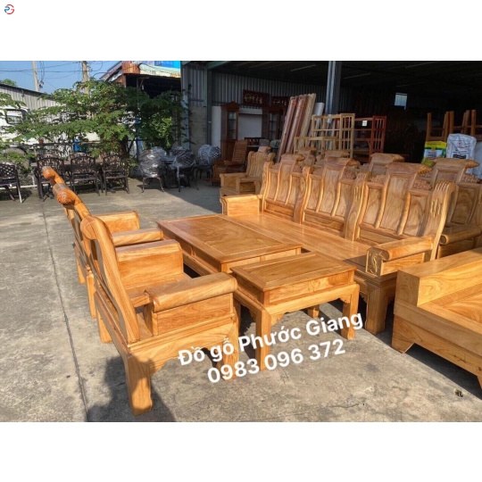 BỘ BÀN GHẾ GỖ 08
