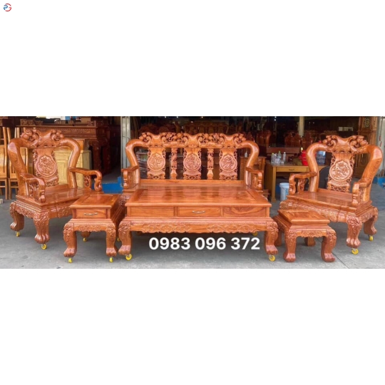 BỘ BÀN GHẾ GỖ 10