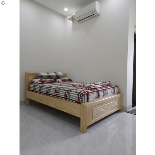 GIƯỜNG NGỦ GỖ SỒI 1M6X2M 