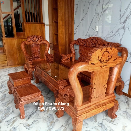 BỘ BÀN GHẾ GỖ 14