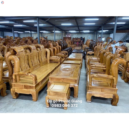 BỘ BÀN GHẾ GỖ 16