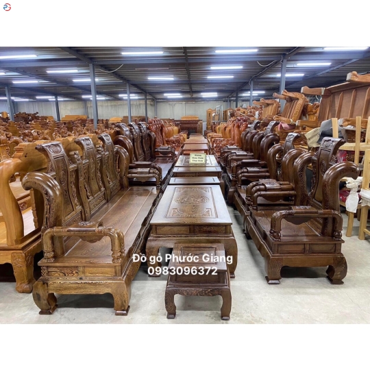 BỘ BÀN GHẾ GỖ 19