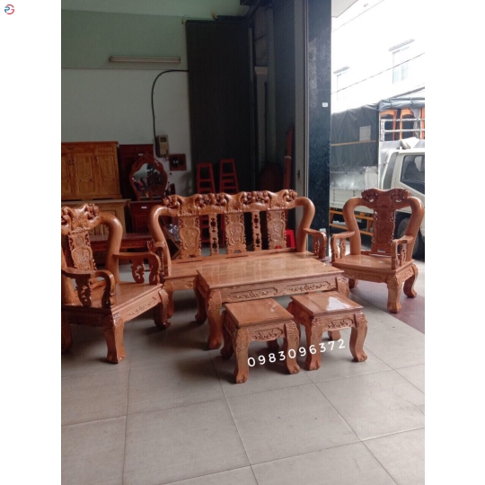 BỘ BÀN GHẾ GỖ 24