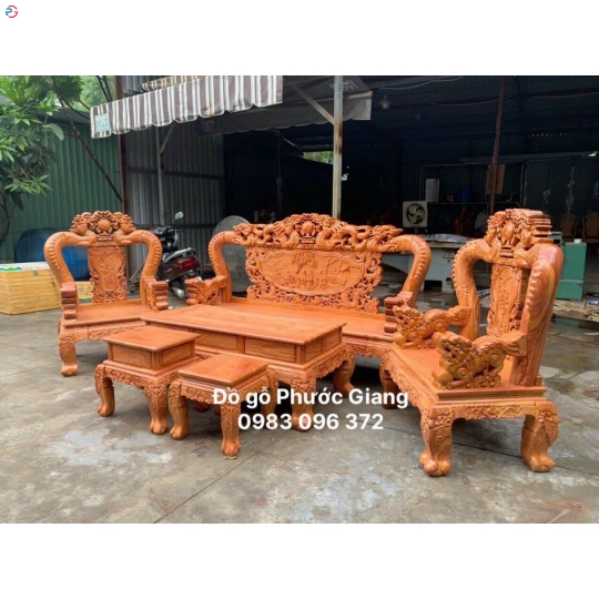 BỘ BÀN GHẾ GỖ 27