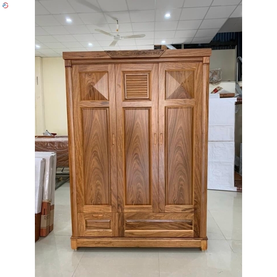 TỦ ÁO GỖ HƯƠNG XÁM 1M6