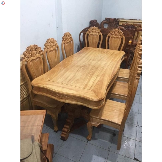 BỘ BÀN GÕ ĐỎ 8 GHẾ