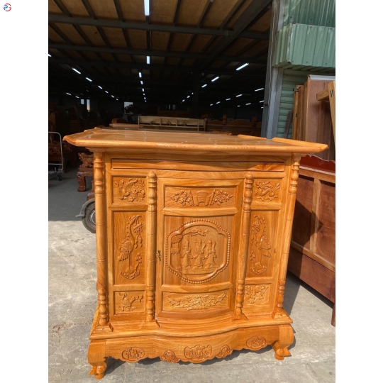 TỦ THỜ GÕ ĐỎ 100% 1M27  